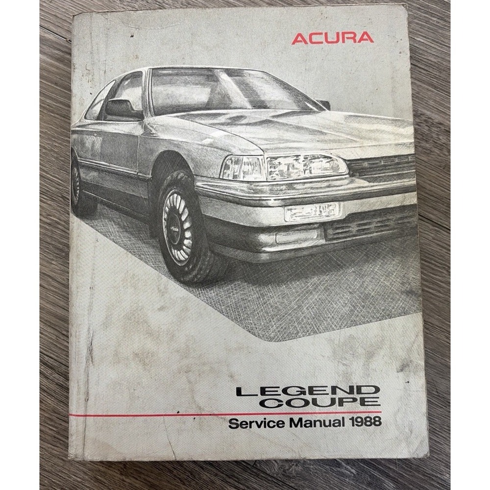 1988 Acura Legend Coupe Service Repair Shop Manual FACTORY OEM BOOK Honda 80s